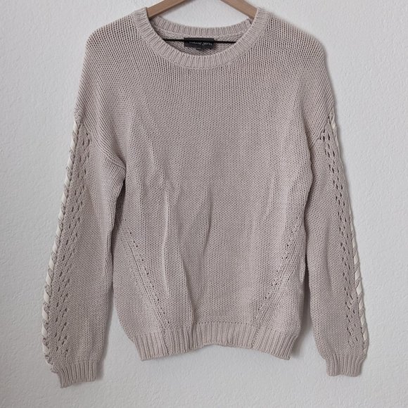 Michael Stars Lace-Up Sweater - Picture 2 of 3